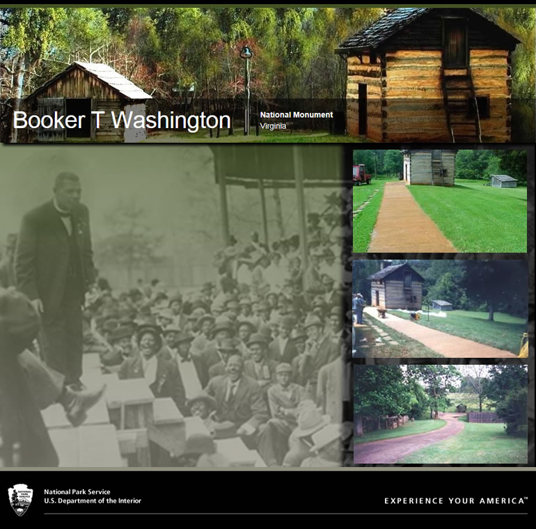 Klingstone Paths @ the Booker T. Washington monument