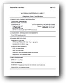 Klingstone Paths: MSDS Cured